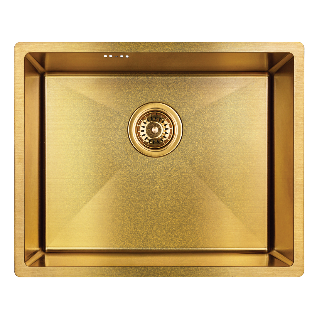 Mara 540 × 440 × 200 mm Gold kitchen sink